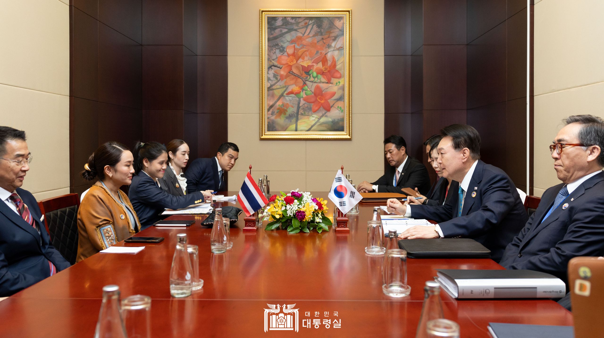 윤석열&nbsp;대통령, 아세안 관련 정상회의 계기 태국 총리와 첫 정상회담 개최