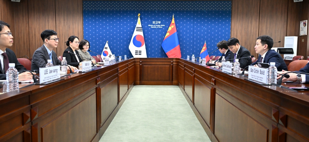 박윤주 외교부 제1차관, 한-몽 외교차관 회담